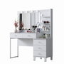Hanah Home Mesa de Maquillaje con 10 Focos Blanco